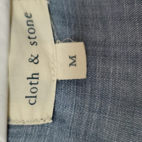 Anthropologie Cloth & Stone lightweight denim dress Medium - Picture 3 of 4